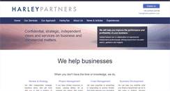 Desktop Screenshot of harleypartners.com